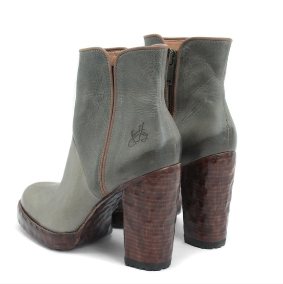 John Fluevog Double Dutch Heal Boots Sz 7.5 - Picture 3 of 12